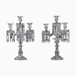 Kerzenhalter aus Kristallglas von Baccarat, 2er Set