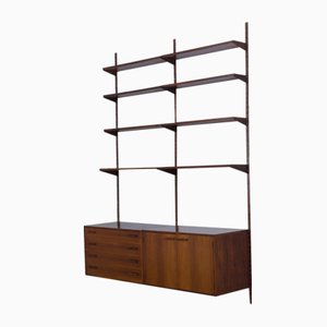 Rosewood Wall Unit With 2 Bays by Kai Kristiansen for FM Møbler, Denmark, 1960s