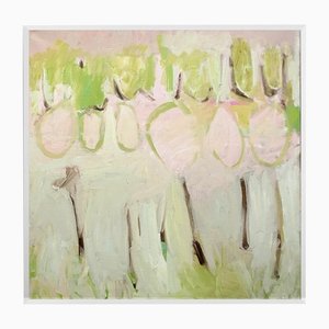 Petra Schott, Monet über Glück, Öl auf Leinwand