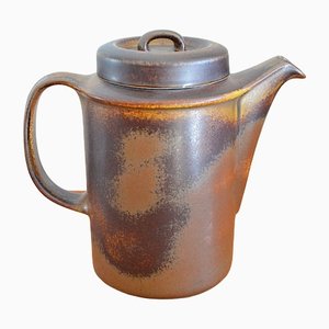 Finnische Ruska Kaffeekanne aus Steingut von Ulla Procope für Arabia, 1960er