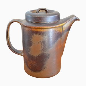 Finnish Ruska Stoneware Coffee Pot by Ulla Procope for Arabia, 1960s