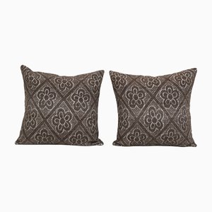 Housses de Coussin Kilim en Laine, Turquie, Set de 2