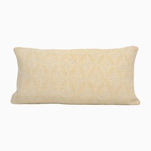Boho White Wool Pillow Case