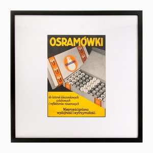 Affiche Publicitaire de Osramówek, Pologne, 20ème Siècle