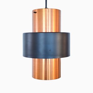 Copper Lamp by Jo Hammerborg for Fog & Mørup, 1960s