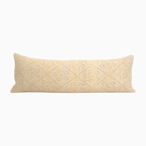 Turkish Natural Wool Kilim Rug Lumbar Cushion Cover