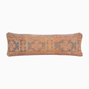 Distressed Turkish Oushak Rug Rectangular Cushion Cover