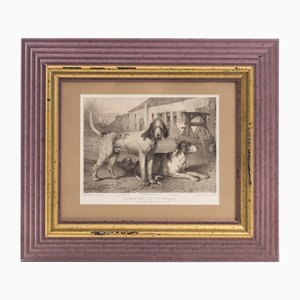 Hunting Graphics, France, 19th-Century, Print, Framed