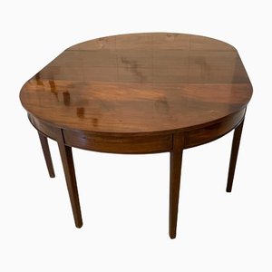 George III Mahogany D End Dining Table