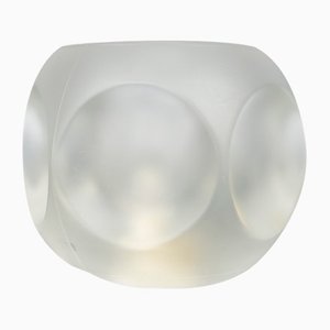 Lampe de Bureau Ice Cube en Verre Massif de Peill & Putzler, 1970s