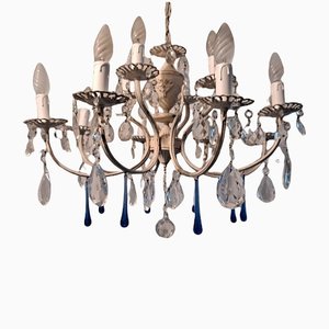 2 Tier Chandelier with 12 Lights in Murano Glass