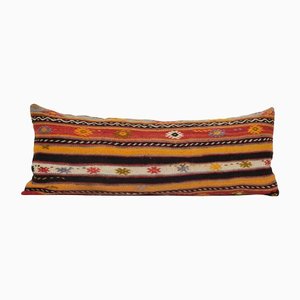 Long Turkish Decorative Kilim Lumbar Cushion Cover