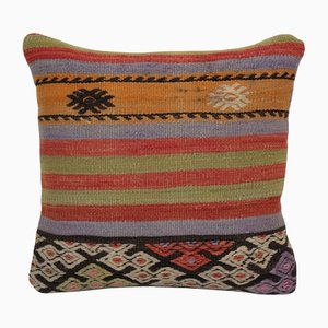 Federa decorativa Kilim bianca