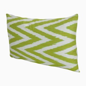 Zig Zag Ikat Lumbar Cushion Cover