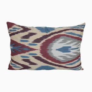 Housse de Coussin Lombaire Décorative Ikat