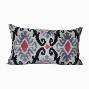 Federa decorativa quadrata Ikat patchwork