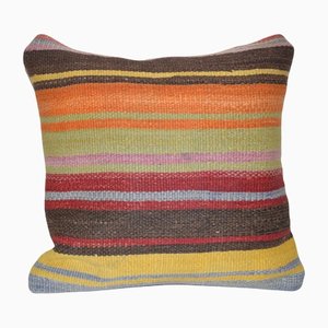 Traditional Striped Wool Cushion Cover