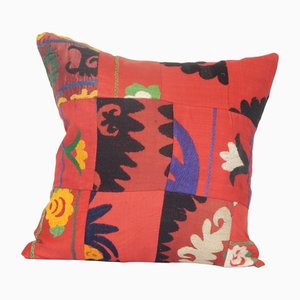 Turkish Embroidered Suzani Patchwork Cushion Cover