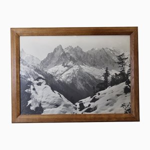 The Alps, 1950s, Photograph, Framed
