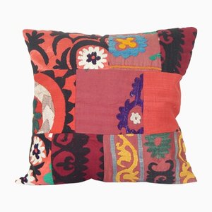 Uzbek Traditional Suzani Patchwork Decorative Cushion