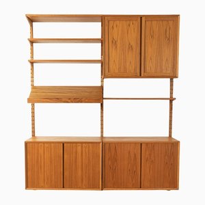 Vintage Wood Wall Shelf System by Poul Cadovius, 1960s