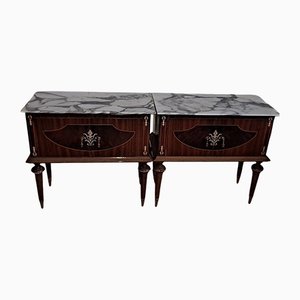 Italian Bedside Cabinets in the Style of Paolo Buffa, Set of 2