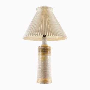 Moderne dänische Frimann Tischlampe aus Keramik, 1970er