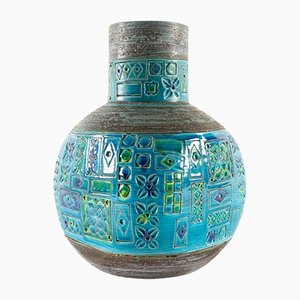 Modern Italian Ceramic Vase by Aldo Londi for Bitossi, 1960s