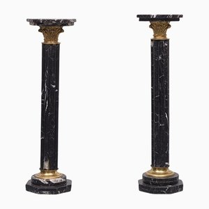 French Marble Columns, 1850s, Set of 2