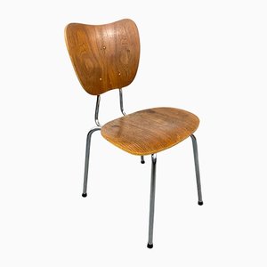 Danish Laminated Teak Chair, 1950s