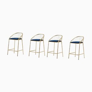 Agora Bar Low Stools by Pepe Albargues, Set of 4