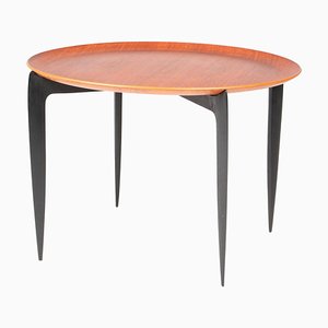 Teak Tablett Tisch von H. Engholm & Svend Åge Willumsen für Fritz Hansen, 1960er