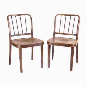 A811/4 Chairs by Josef Hoffmann for Thonet, Set of 2
