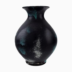 Vase aus glasiertem Steingut von Jens Thirslund für Kähler, 1920er