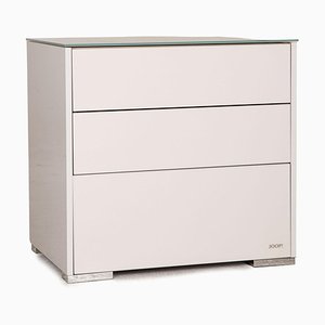 Cubic Bedside Cabinet in White Wood by Joop!