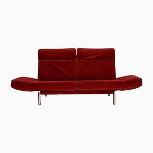 Red Fabric DS 450 2-Seat Sofa from De Sede