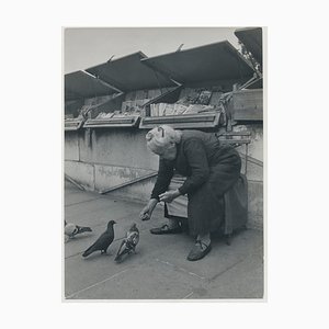 Fotografia in bianco e nero di donna, anni '50