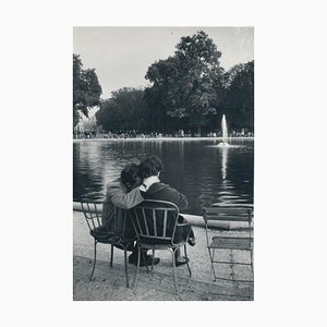 Paar, 1950er, Schwarz-Weiß-Fotografie