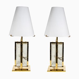 Italian Table Lamps in Murano Glass, 2000, Set of 2