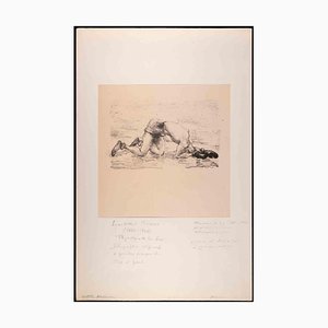 Luc-Albert Moreau, Physiologie de la Boxe, Lithographie Originale, 19ème Siècle