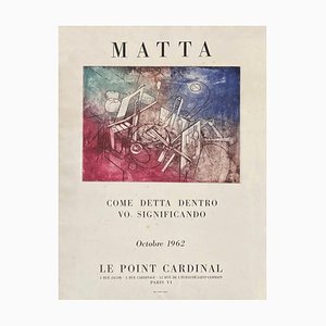 Póster Expo 62, Le Point Cardinal de Roberto Matta