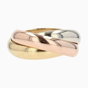 Modern French Trinity Ring in 18 Karat Gold from Cartier