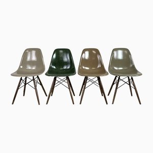 DSW Side Chairs by Eames for Herman Miller, Set of 4