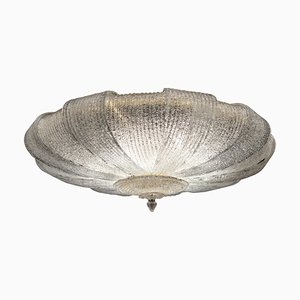 Lámpara de techo o plafón italiana moderna de cristal de Murano