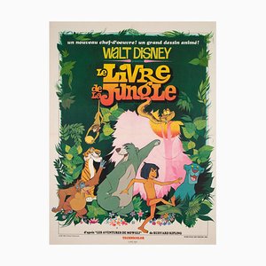 Jungle Book Original French Film Movie Poster, 1968