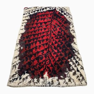 Vintage Finnish Fire in the Forest Rya Rug by Kirsti Ilvessalo