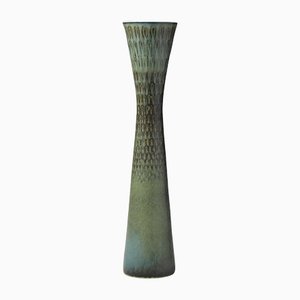 Hohe Graublaue Vase von Carl-Harry Stålhane für Rörstrand