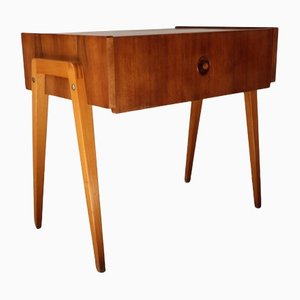 Vintage Nachttisch aus Holz, 1960er