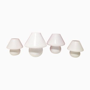 Murano Table Lamps, 1980s, Set of 4