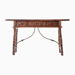 Antique Spanish Table in Walnut
